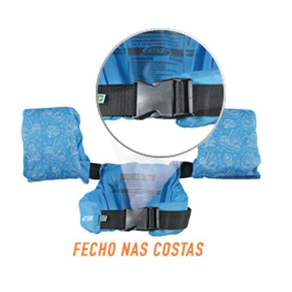 Colete Salva-Vidas Infantil Kids - Galinha Pintadinha - Ativa - Azul - Homologado