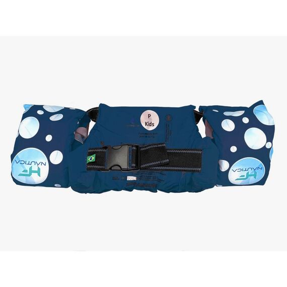 Colete Salva-Vidas Infantil Kids - Tamanho P - Mar & Cia - Azul - Navio