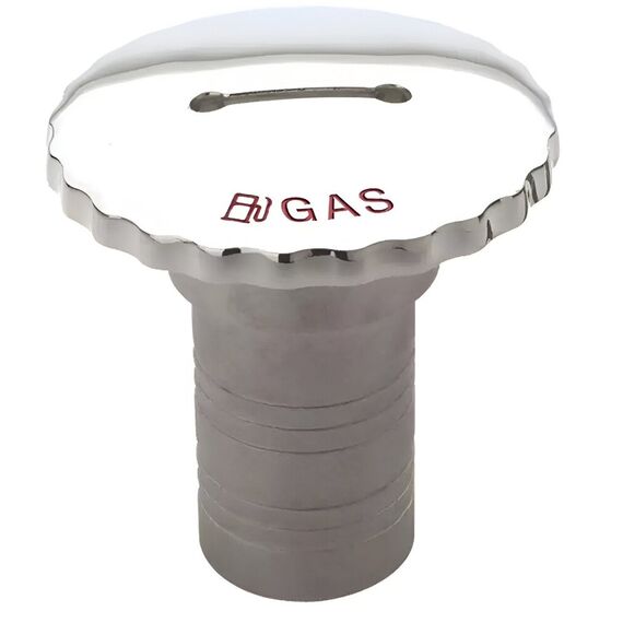 Bocal de Abastecimento 2 Polegadas em Inox c/ Trava de Segurança - Gasolina