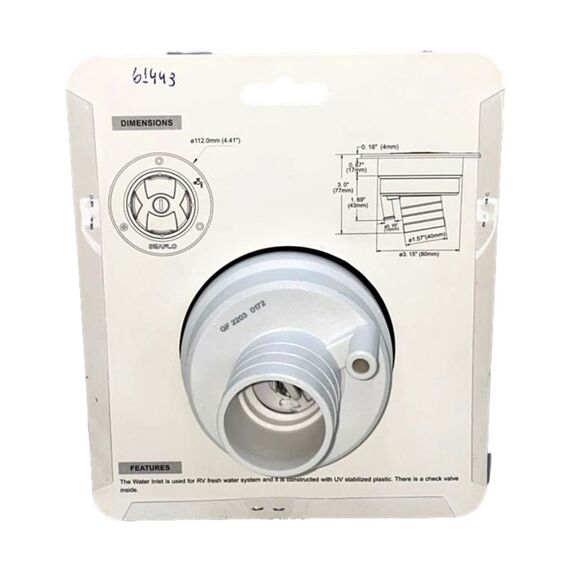 Bocal de Abastecimento Água Externo - 40mm - com Chave - SEM GRAVAÇÃO