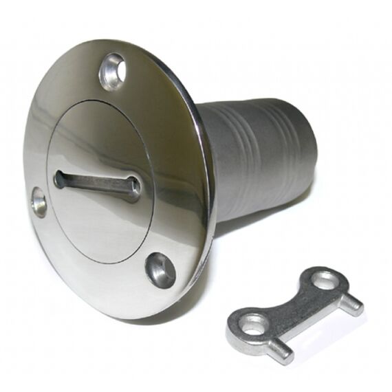 Bocal de Abastecimento em Inox c/ Trava de Segurança e Chaveta - Universal - Sem Marcação