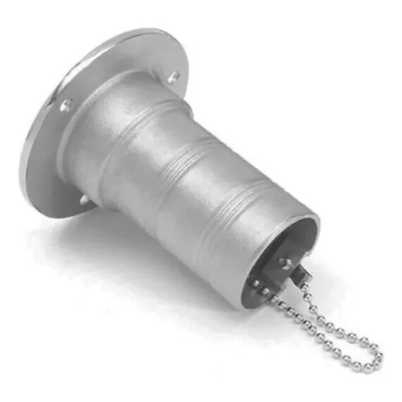 Bocal de Abastecimento em Inox c/ Trava de Segurança e Chaveta - Universal - Sem Marcação