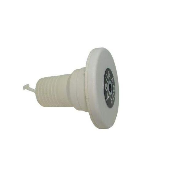 Bocal de Abastecimento em PVC c/ Trava de Segurança - Branco - Água