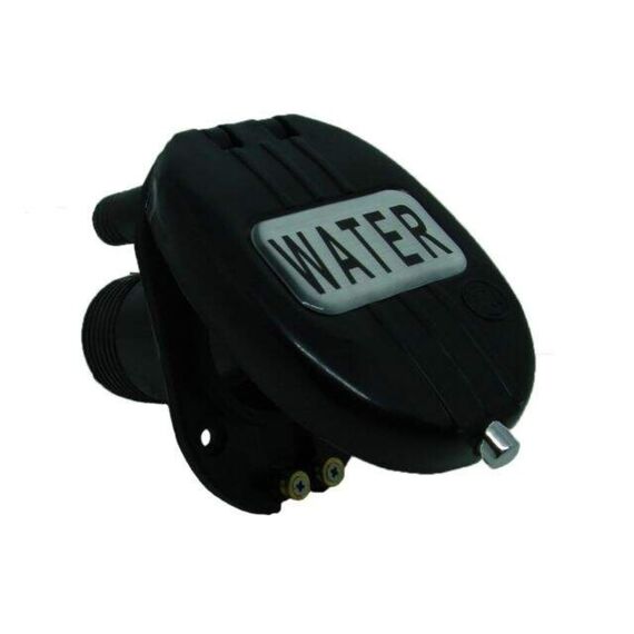 Bocal de Abastecimento Nylon Oval p/ Deck c/ Respiro 1-1/2 pol - Preto - Água