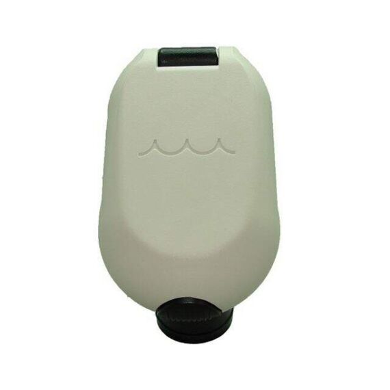 Bocal de Abastecimento Plástico Oval p/ Deck 1-1/2 pol - Branco - Água Doce - Inclinado