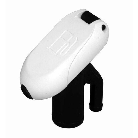 Bocal de Abastecimento Plástico Oval p/ Deck 1-1/2 pol - Branco - Gasolina - Inclinado