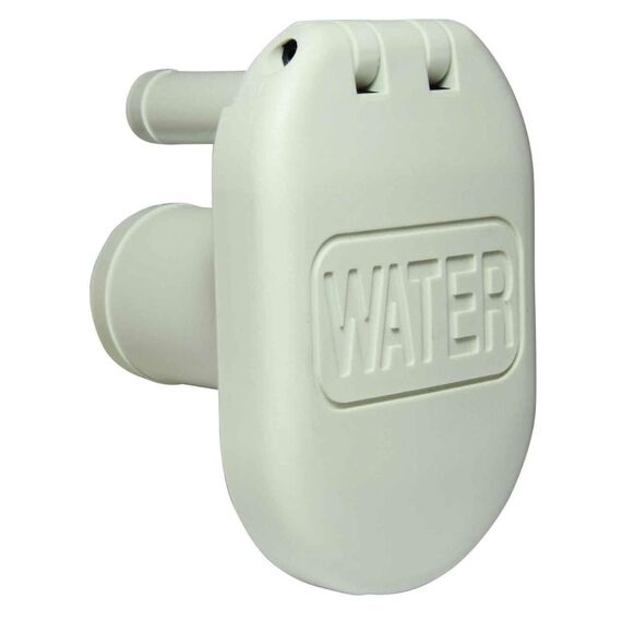 Bocal Plástico Oval de Abastecimento 1-1/2 pol - Perko - Branco - Água