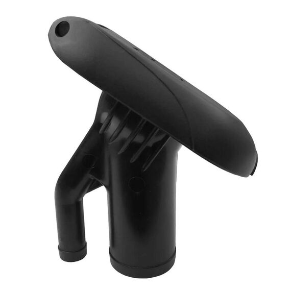 Bocal Plástico Oval p/ Deck 1-1/2 pol - Preto - Gasolina - Inclinado