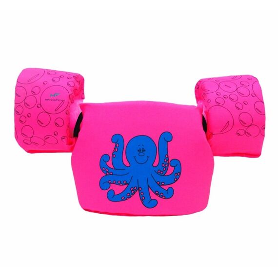 Colete Salva-Vidas Infantil Kids - Tamanho P - Mar & Cia - Rosa - Polvo