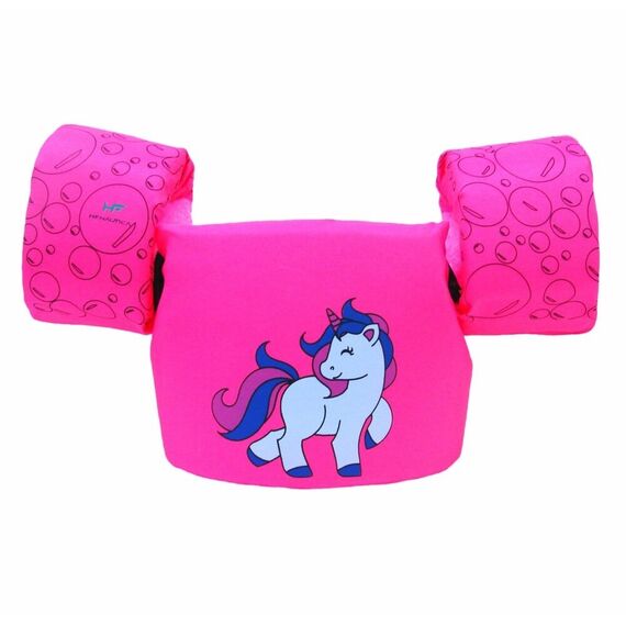 Colete Salva-Vidas Infantil Kids - Tamanho P - Mar & Cia - Rosa - Unicórnio