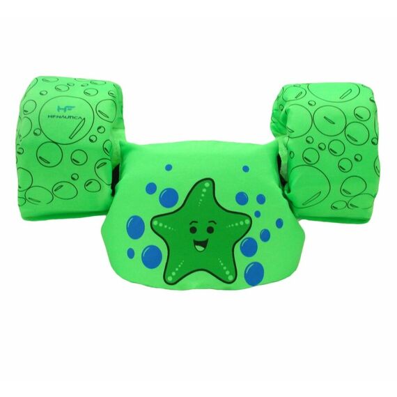 Colete Salva-Vidas Infantil Kids - Tamanho P - Mar & Cia - Verde - Estrela