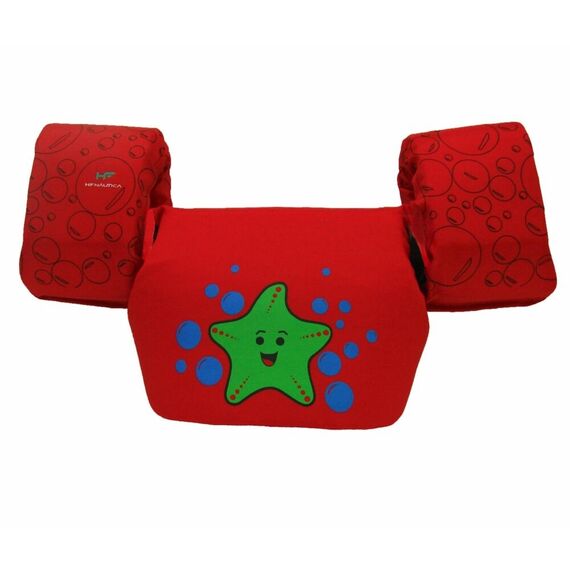 Colete Salva-Vidas Infantil Kids - Tamanho P - Mar & Cia - Vermelho - Estrela