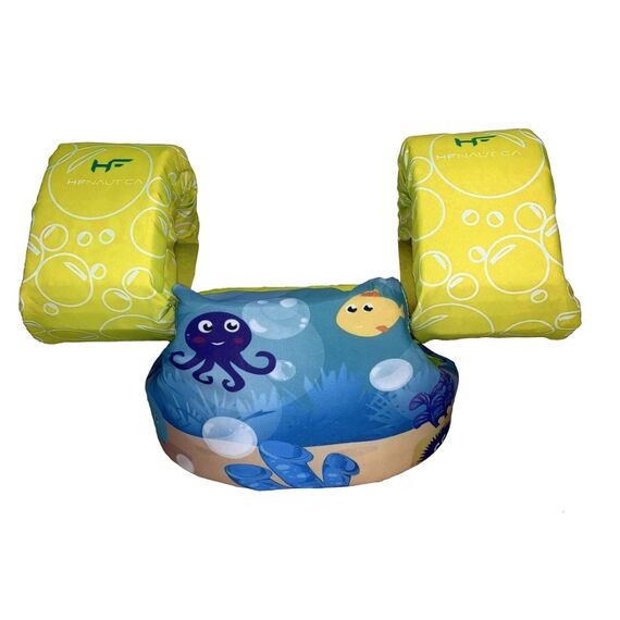 Colete Salva-Vidas Infantil Kids - Tamanho PP - Mar & Cia - Amarelo - Fundo do Mar