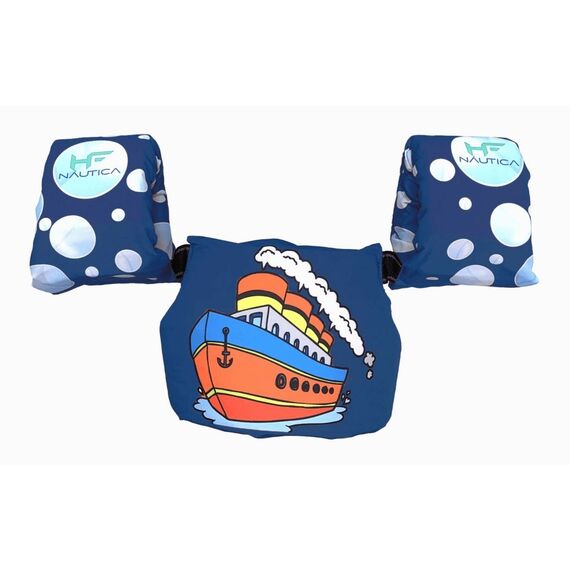 Colete Salva-Vidas Infantil Kids - Tamanho PP - Mar & Cia - AZUL - Navio