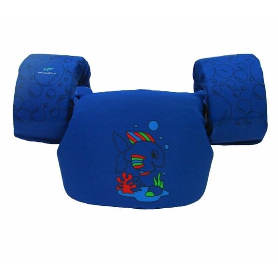 Colete Salva-Vidas Infantil Kids - Tamanho PP - Mar & Cia - Azul - Peixe