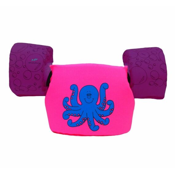 Colete Salva-Vidas Infantil Kids - Tamanho PP - Mar & Cia - Rosa/Roxo - Polvo