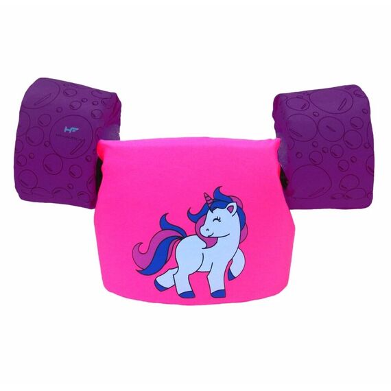 Colete Salva-Vidas Infantil Kids - Tamanho PP - Mar & Cia - Rosa/Roxo - Unicórnio