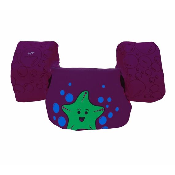 Colete Salva-Vidas Infantil Kids - Tamanho PP - Mar & Cia - Roxo - Estrela