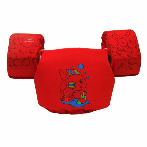 Colete Salva-Vidas Infantil Kids - Tamanho PP - Mar & Cia - Vermelho - Peixe