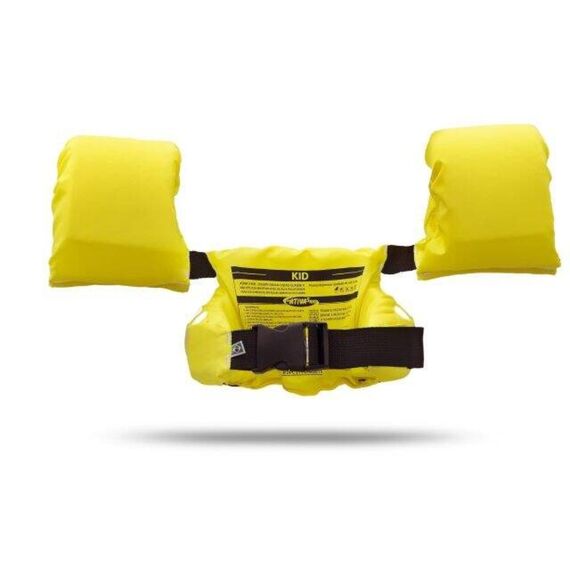 Colete Salva-Vidas Infantil Kids - Tamanho Único - Ativa - Amarelo - Homologado