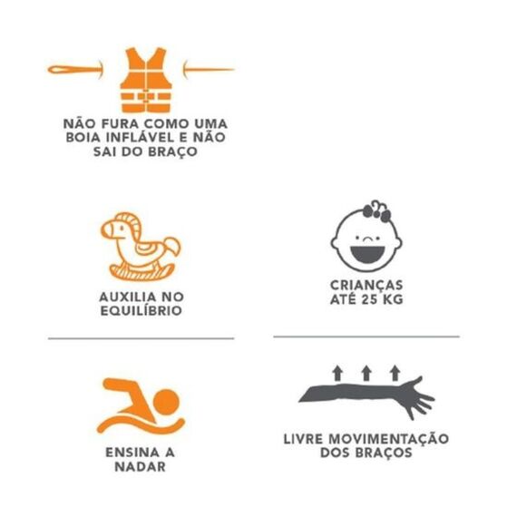 Colete Salva-Vidas Infantil Kids - Tamanho Único - Ativa - Flamingo - Homologado