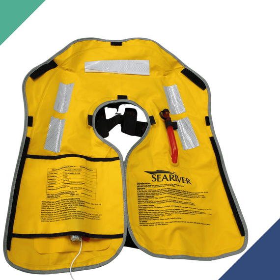 Colete Salva-Vidas Inflável Homologado Seariver