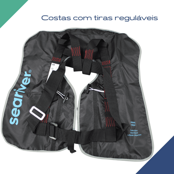 Colete Salva-Vidas Inflável Homologado Seariver