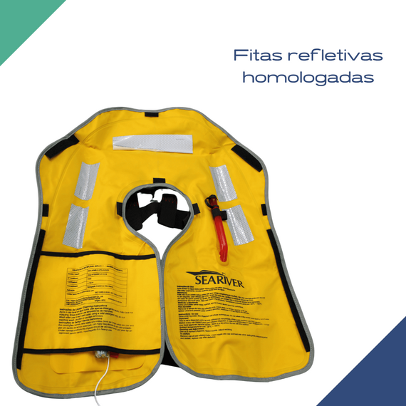 Colete Salva-Vidas Inflável Homologado Seariver