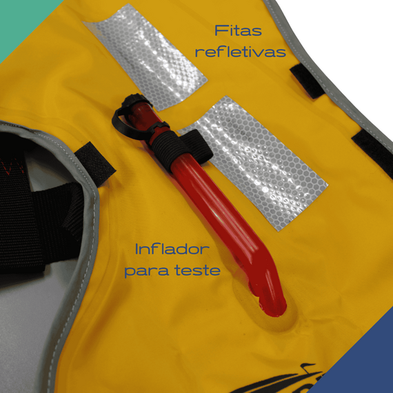Colete Salva-Vidas Inflável Homologado Seariver