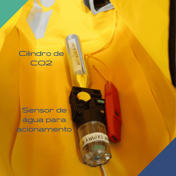 Colete Salva-Vidas Inflável Homologado Seariver