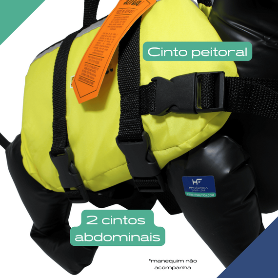 Colete Salva-Vidas Pet Vest - Tamanho GG - Ativa