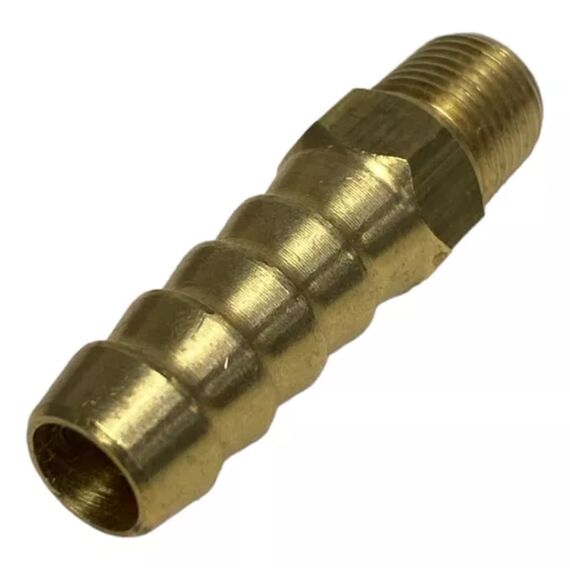 Conector de Combustível 1/4 Rosca NPT Macho - 3/8 Mangueira - Lado Tanque