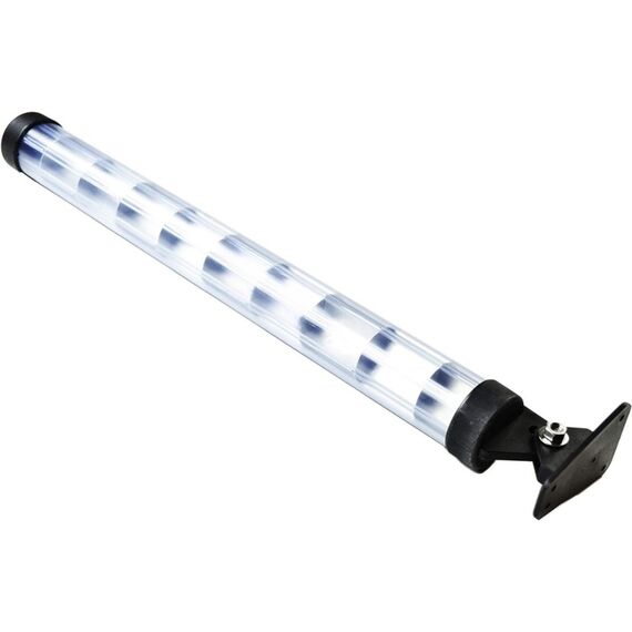 Defletor de Radar Tubular c/ Base Ajustável - 55 cm - Preto