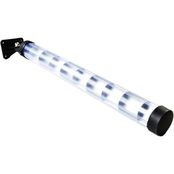 Defletor de Radar Tubular c/ Base Ajustável - 55 cm - Preto