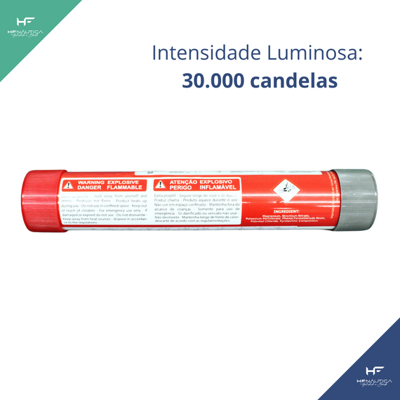 Kit Sinalizador Pirotécnico s/ Maleta - Navegação em Águas Costeiras - Mar Aberto - 2 un. de cada -EUROSUL