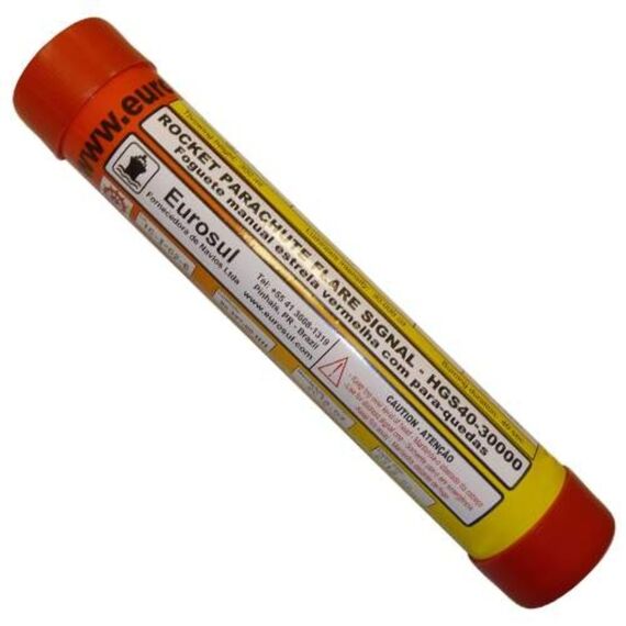 Kit Sinalizador Pirotécnico c/ Maleta INDIOS - Navegação em Águas Costeiras - Mar Aberto - 2 un. de cada