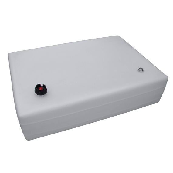 Tanque de Combustível p/ Embarcações s/ Pescador - Branco - 174 litros - Saída p/ Gravidade