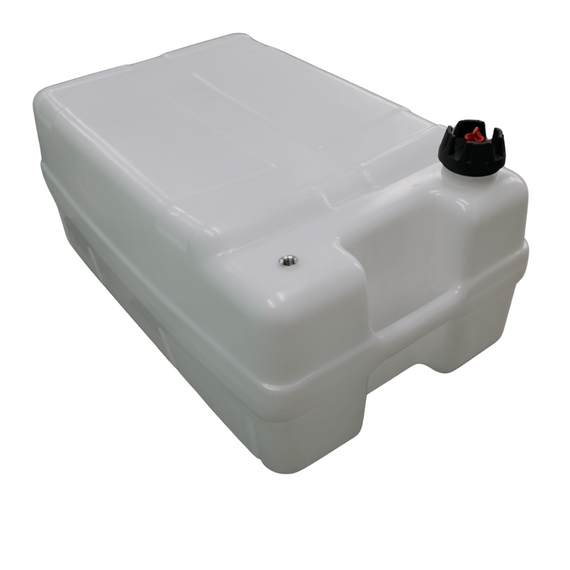 Tanque de Combustível p/ Embarcações s/ Pescador - Branco - 50 litros