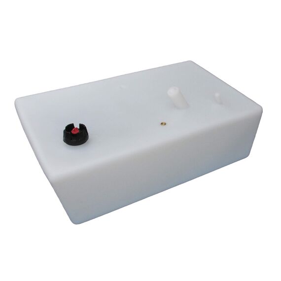 Tanque de Combustível p/ Embarcações s/ Pescador - Branco - 75 litros