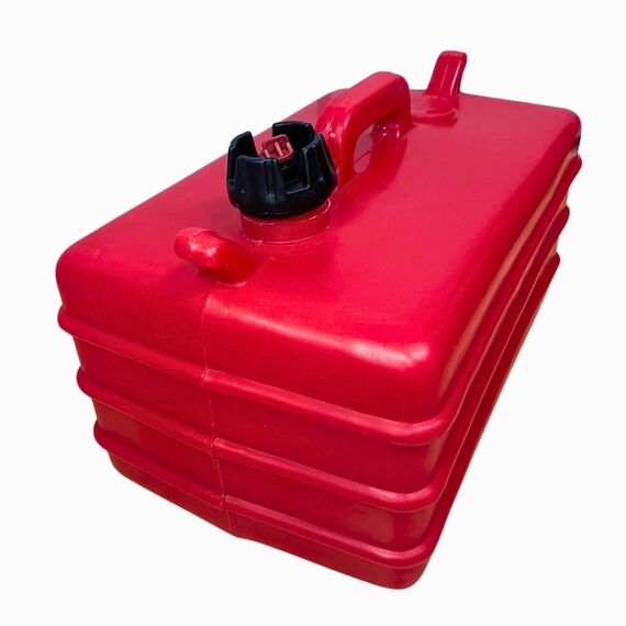 Tanque de Combustível p/ Embarcações s/ Pescador - Vermelho - 12 litros