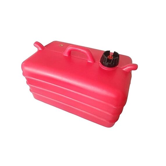 Tanque de Combustível p/ Embarcações s/ Pescador - Vermelho - 28 litros