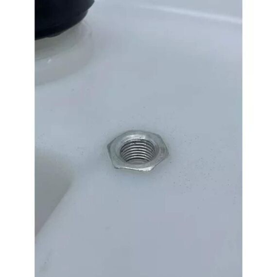 Tanque de Combustível p/ Embarcações s/ Pescador - Vertical Branco - 12 litros