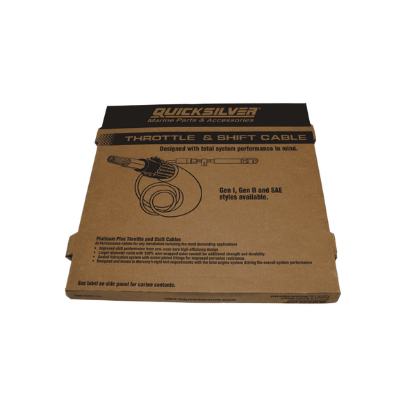 Cabo de Comando p/ Manete de Aceleração e Marcha - 26 pés Quicksilver