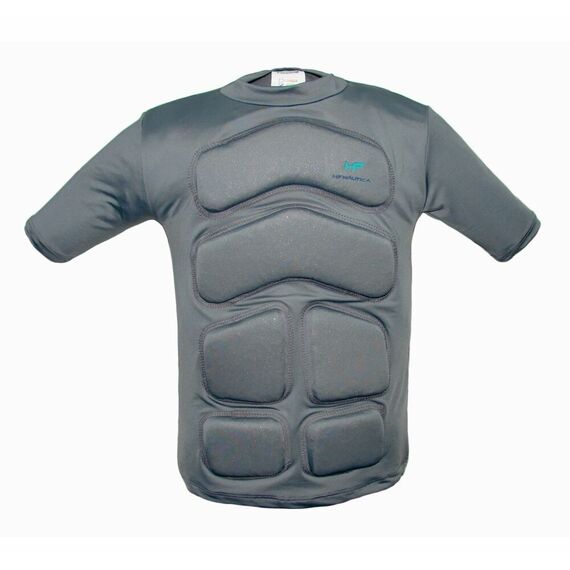 Camisa Flutuadora UV50+ Mar & Cia - Manga Curta - Até 25kg - Cinza