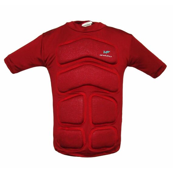 Camisa Flutuadora UV50+ Mar & Cia - Manga Curta - Até 75kg - Vermelha