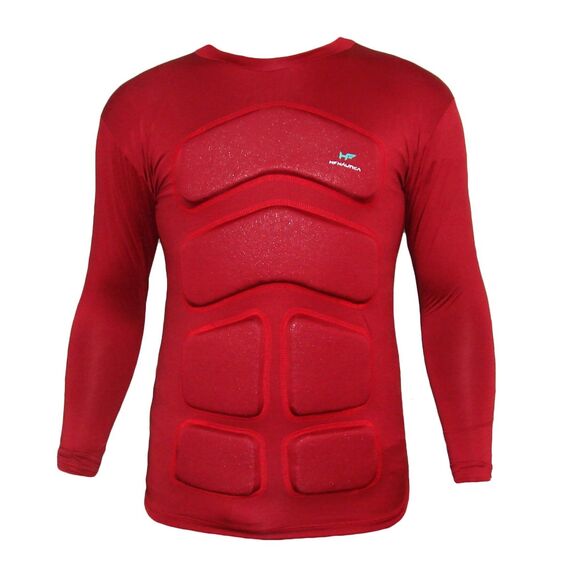 Camisa Flutuadora UV50+ Mar & Cia - Manga Longa - Até 100kg - Vermelha