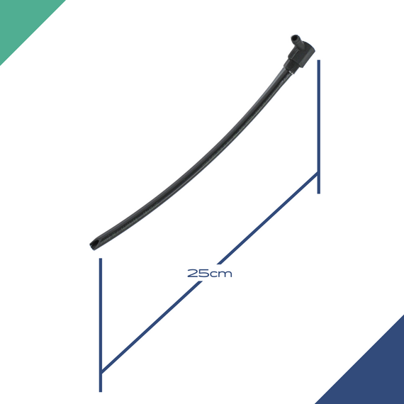 Pescador Fixo Conector em Nylon p/ Tanque de Combustível 50/60L - Haste 25 cm - Flexível