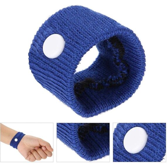 Pulseira Anti Enjoo Ou Náuseas - 1 Par - Azul