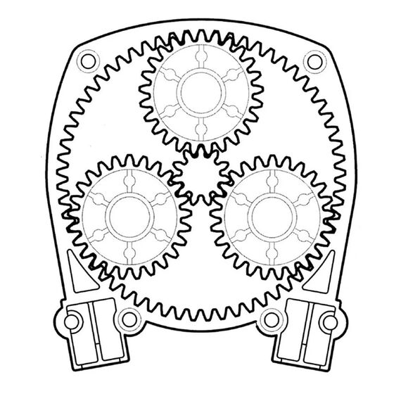 Caixa de Direção SEM Bezel T93 Travante NFB ( antiga BIG T) - Uflex / Ultraflex - 8M0227076
