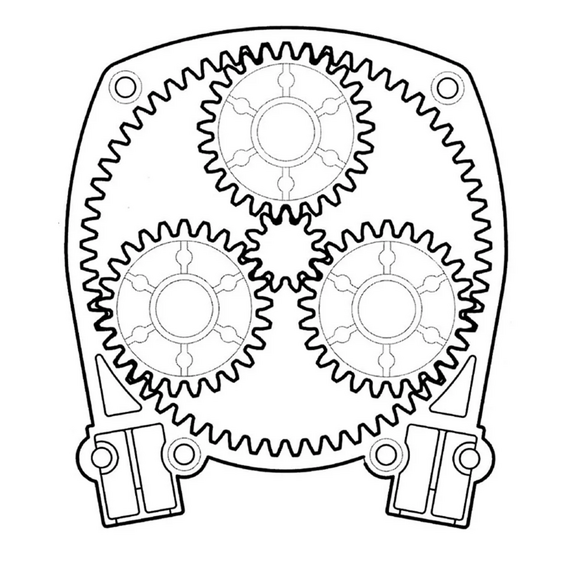 Caixa de Direção T91 Uflex / Ultraflex - 8M0227075-1 + BEZEL